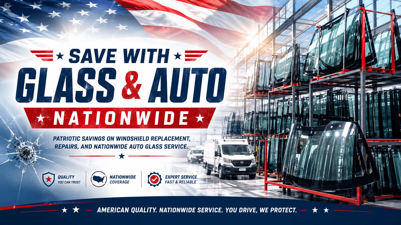 Mobile auto glass service - windshield repair and replacement at your home or workplace