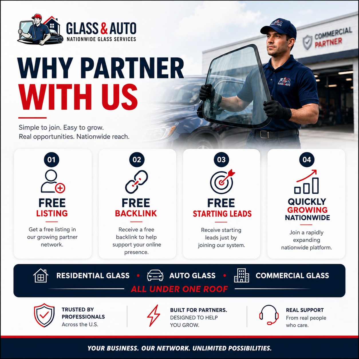Why partner with Glass and Auto